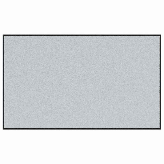 vidaXL Χαλάκι Εξώπορτας Γκρι και Μαύρο 90 x 150 cm 100% Πολυαμίδιο