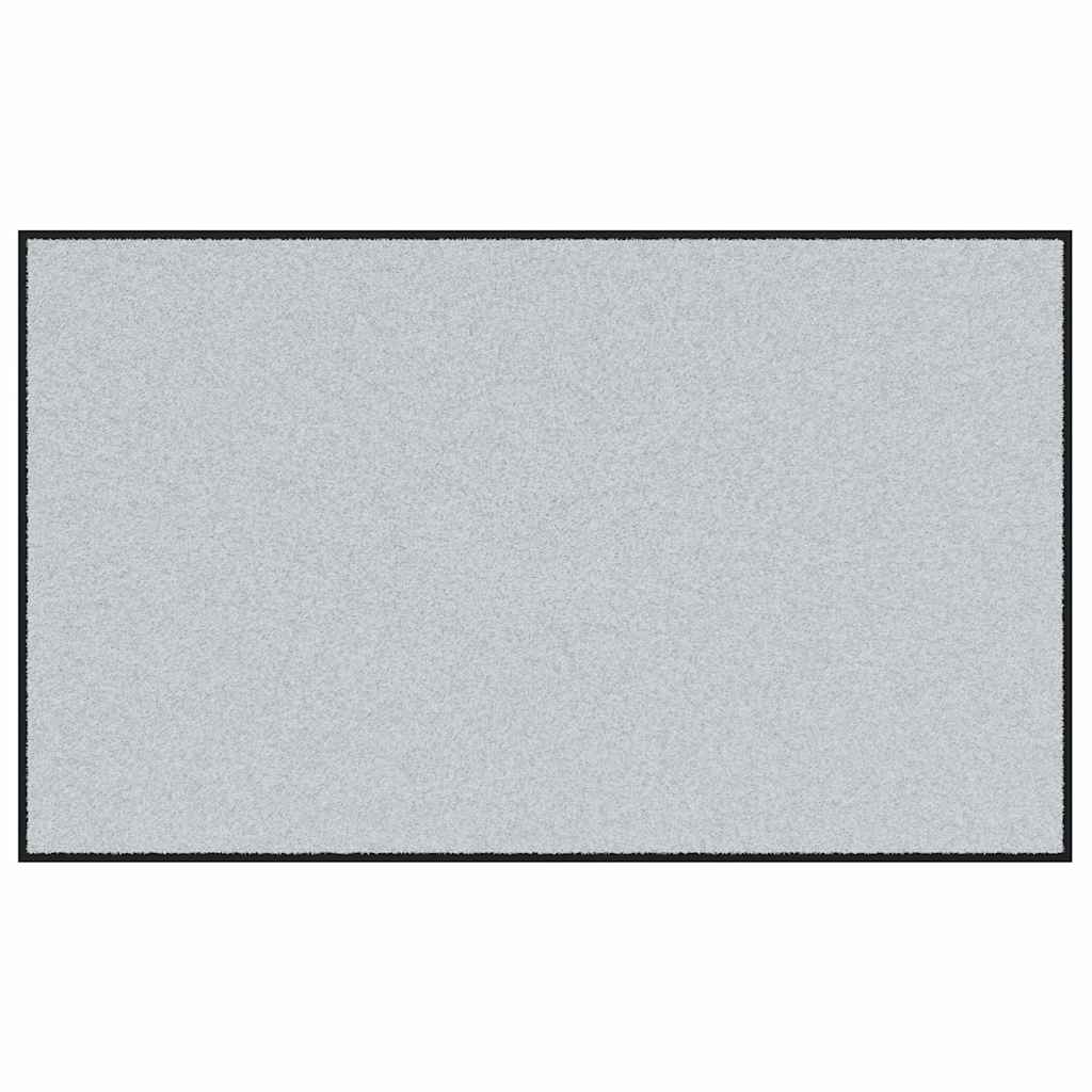 vidaXL Χαλάκι Εξώπορτας Γκρι και Μαύρο 90 x 150 cm