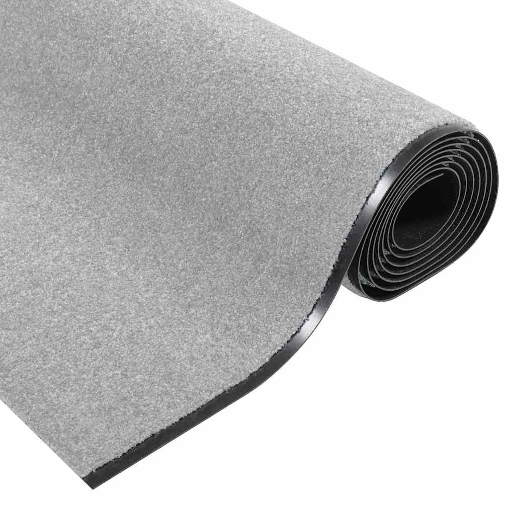 vidaXL Χαλάκι Εξώπορτας Γκρι και Μαύρο 120 x 400 cm