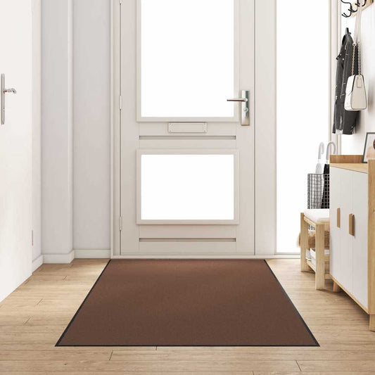 vidaXL Χαλάκι Εξώπορτας Καφέ και Μαύρο 120 x 250 cm 100% Πολυαμίδιο