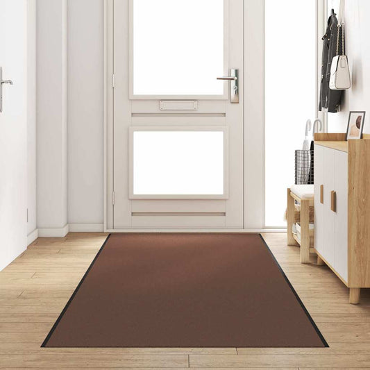 vidaXL Χαλάκι Εξώπορτας Καφέ και Μαύρο 120 x 350 εκ 100% Πολυαμίδιο