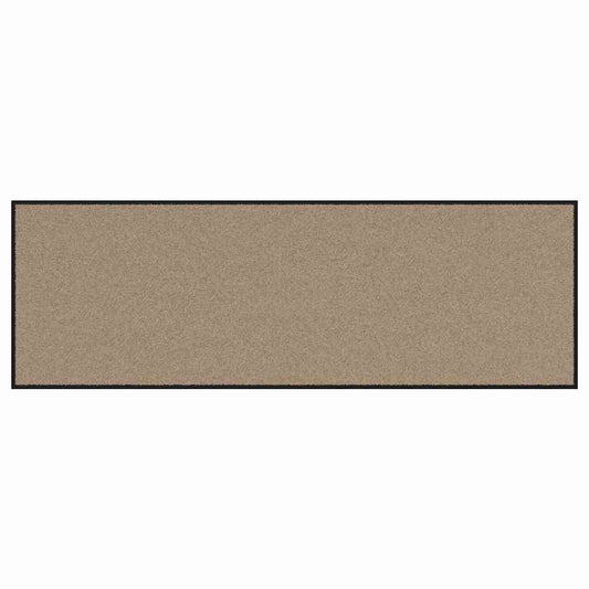 vidaXL Χαλάκι Εξώπορτας Μπεζ και Μαύρο 60 x 180 cm
