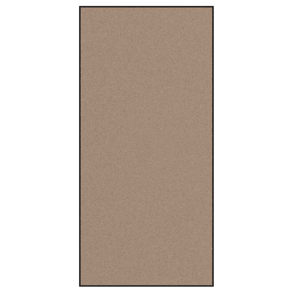 vidaXL Χαλάκι Εξώπορτας Μπεζ και Μαύρο 120 x 250 cm 100% Πολυαμίδιο