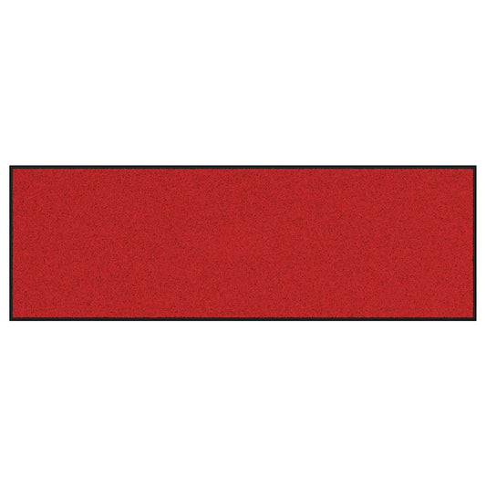 vidaXL Χαλάκι Εξώπορτας Κόκκινο και Μαύρο 60 x 180 cm 100% Πολυαμίδιο