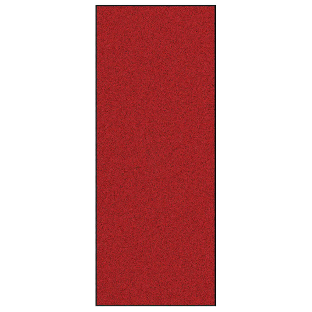 vidaXL Χαλάκι Εξώπορτας Κόκκινο και Μαύρο 120 x 300 cm 100% Πολυαμίδιο