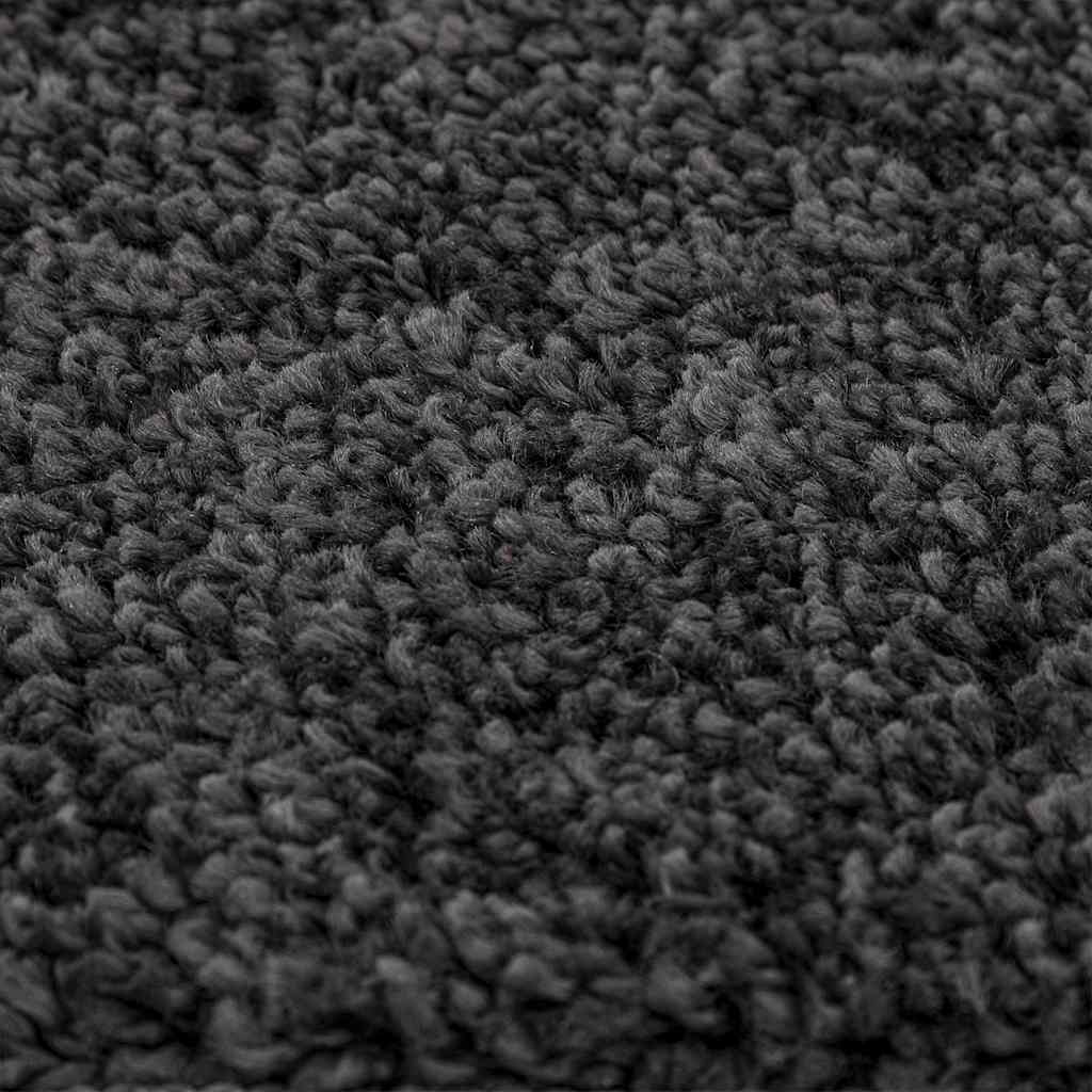 vidaXL Χαλί Σκούρο Γκρι 120 x 120 cm Πολυπροπυλένιο