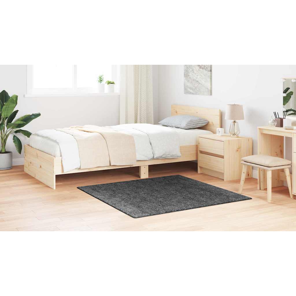 vidaXL Χαλί Σκούρο Γκρι 120 x 120 cm Πολυπροπυλένιο