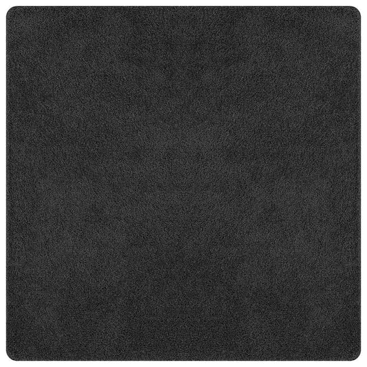 vidaXL Αντιολισθητικό Σαγκί Χαλάκι Σκούρο γκρι 160 x 160 cm PP
