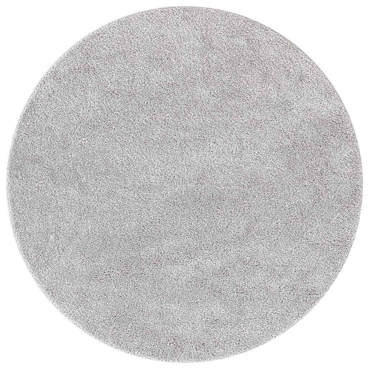 vidaXL Αντιολισθητικό Σαγκί Χαλάκι Γκρι 160 x 160 cm PP