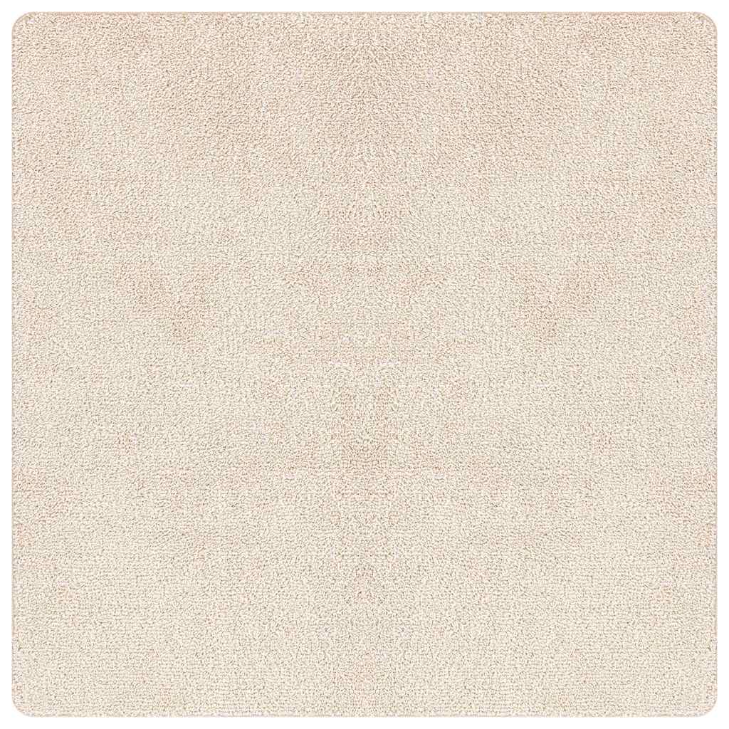 vidaXL Χαλί Κρεμ 120 x 120 cm Πολυπροπυλένιο