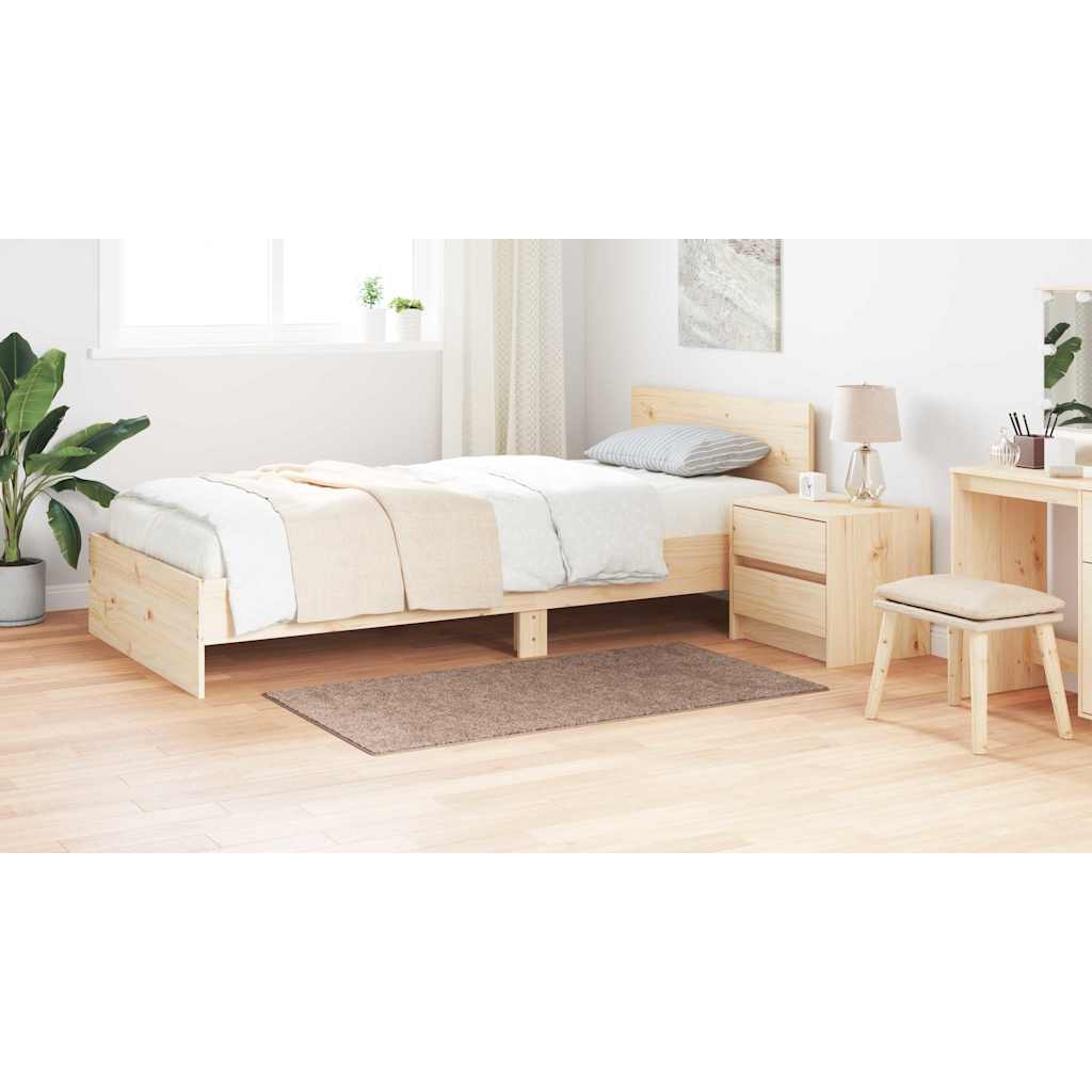 vidaXL Χαλί Καφέ 80 x 150 cm Πολυπροπυλένιο