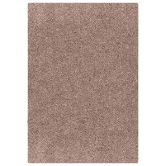 vidaXL Αντιολισθητικό Σαγκί Χαλάκι Καφέ 80 x 150 cm PP