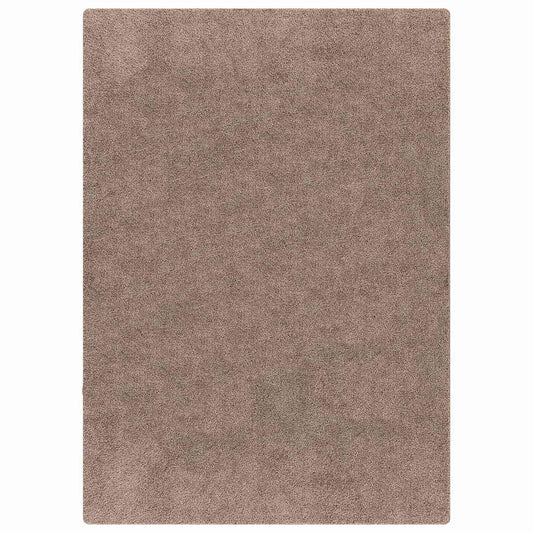vidaXL Αντιολισθητικό Σαγκί Χαλάκι Καφέ 120 x 170 cm PP