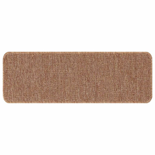 Ματ Σκαλοπατιών vidaXL με Υποστήριξη Λατέξ Κίτρινο 25x60 cm