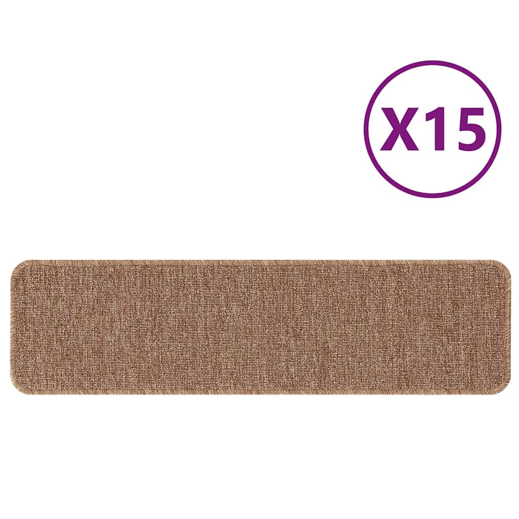 vidaXL Σκαλοπάτια 15 pcs Κίτρινο 75 x 20 cm Πολυπροπυλένιο