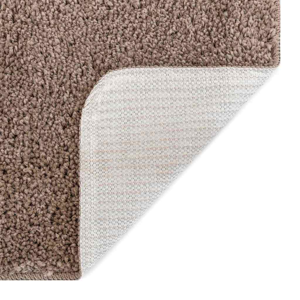 vidaXL Αντιολισθητικό μαξιλάρι μπάνιου Καφέ 60 x 90 cm PP