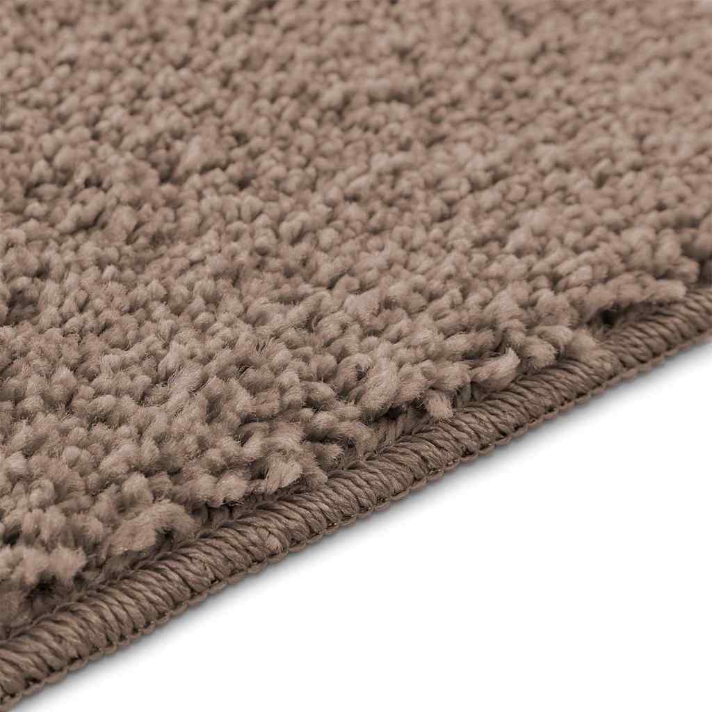 vidaXL Αντιολισθητικό μαξιλάρι μπάνιου Καφέ 60 x 90 cm PP