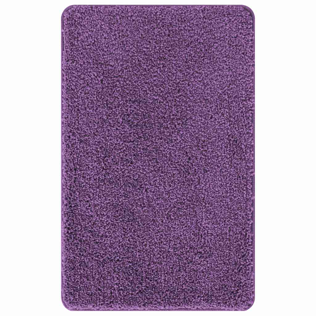 vidaXL Αντιολισθητικό μαξιλάρι μπάνιου Μοβ 60 x 90 cm PP