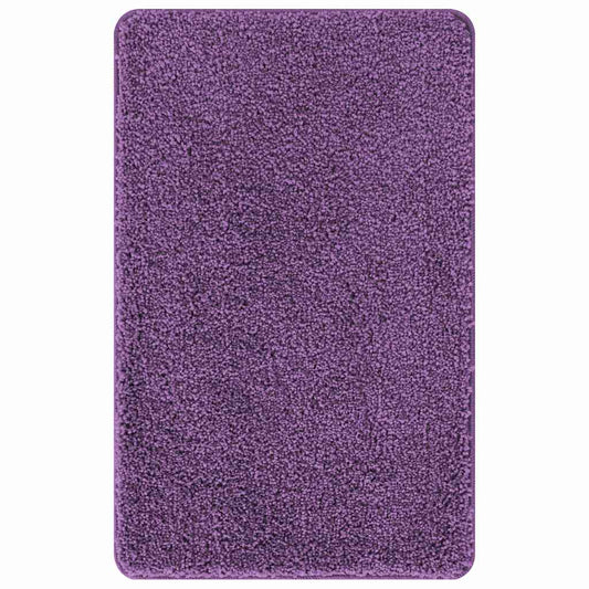 vidaXL Αντιολισθητικό μαξιλάρι μπάνιου Μοβ 60 x 90 cm PP