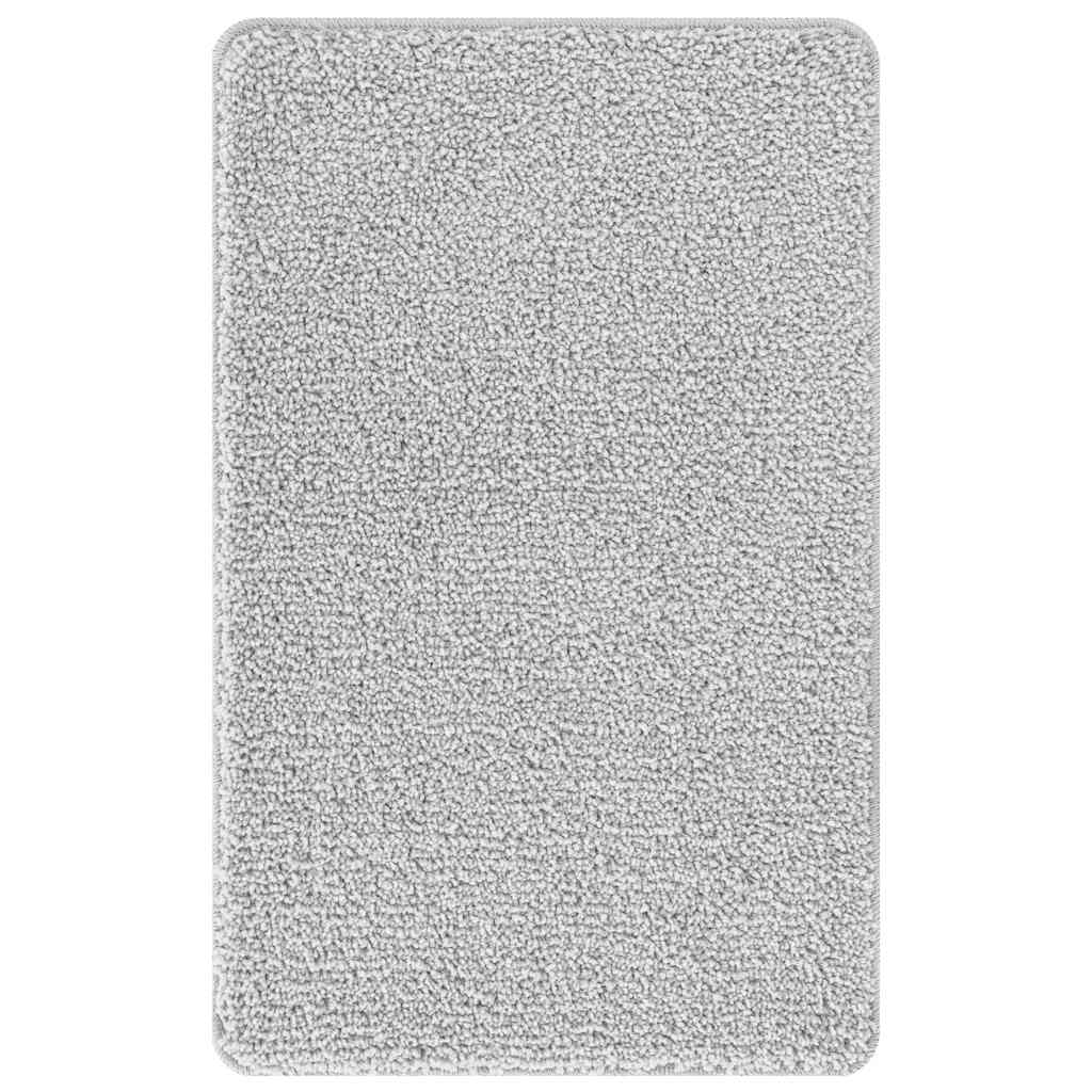 vidaXL Σετ Μάτ Μπάνιου Αντιολισθητικό 2 pcs Γκρι PP