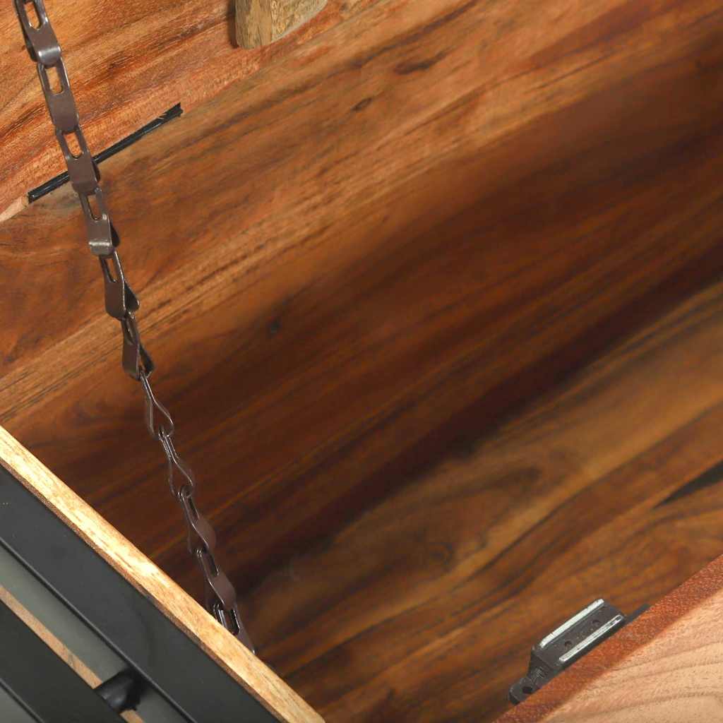 vidaXL Τραπεζάκι σαλονιού Καφέ 90 x 50 x 38 εκ Μασίφ ξύλο ακακίας