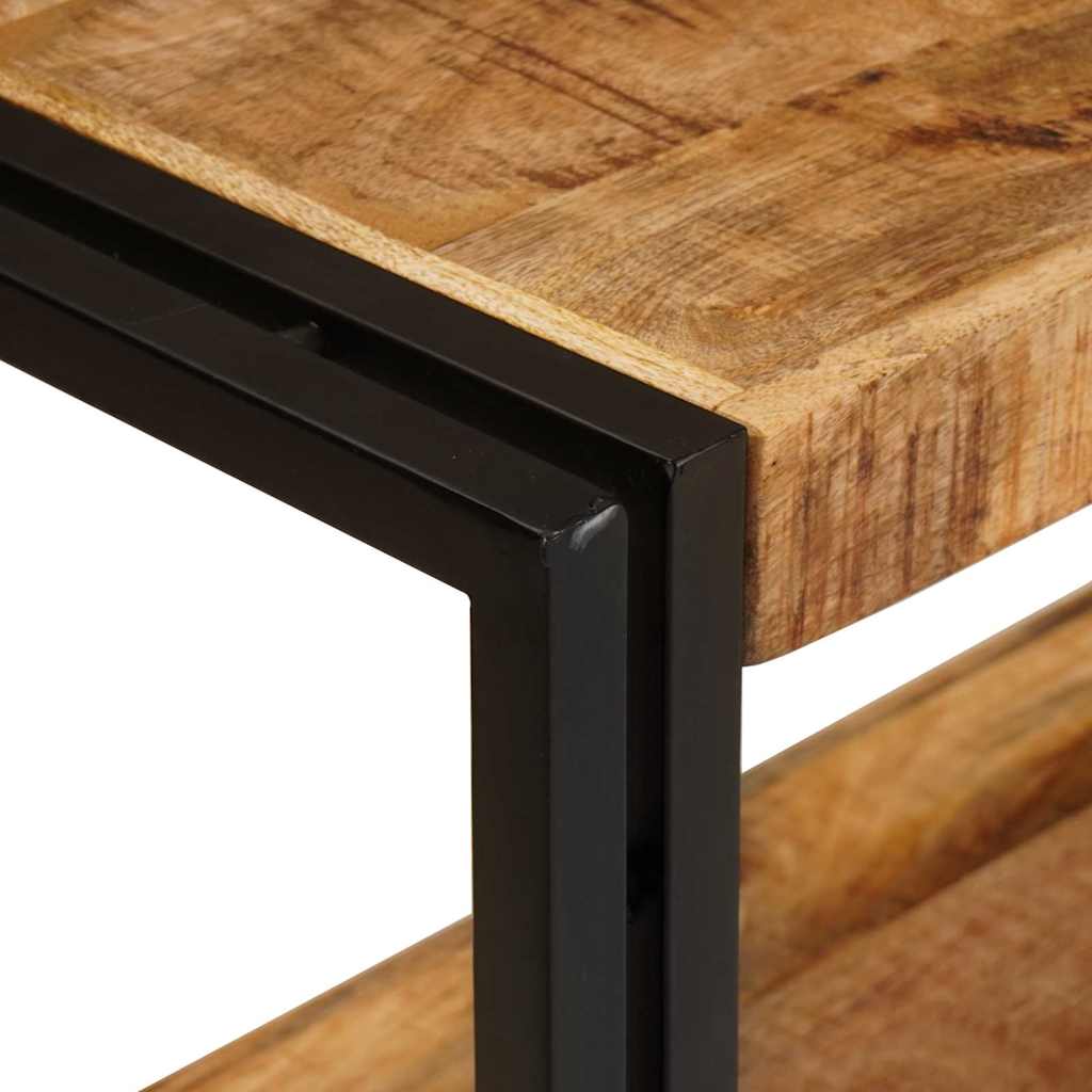 vidaXL Τραπέζι κονσόλας Καφέ 160 x 33 x 75 εκ. Στερεό ξύλο μάνγκο