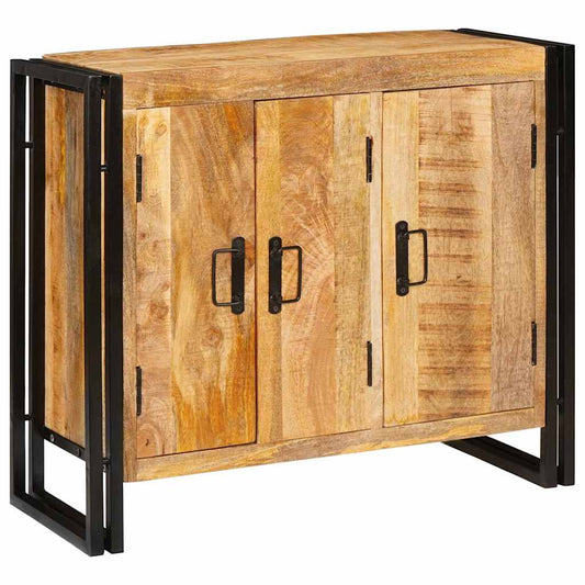 vidaXL Πλαϊνό γραφείο Καφέ 80 x 33 x 70 εκ. Μασίφ ξύλο μάνγκο