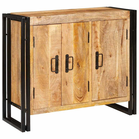 vidaXL Πλαϊνό γραφείο Καφέ 80 x 33 x 70 εκ. Μασίφ ξύλο μάνγκο