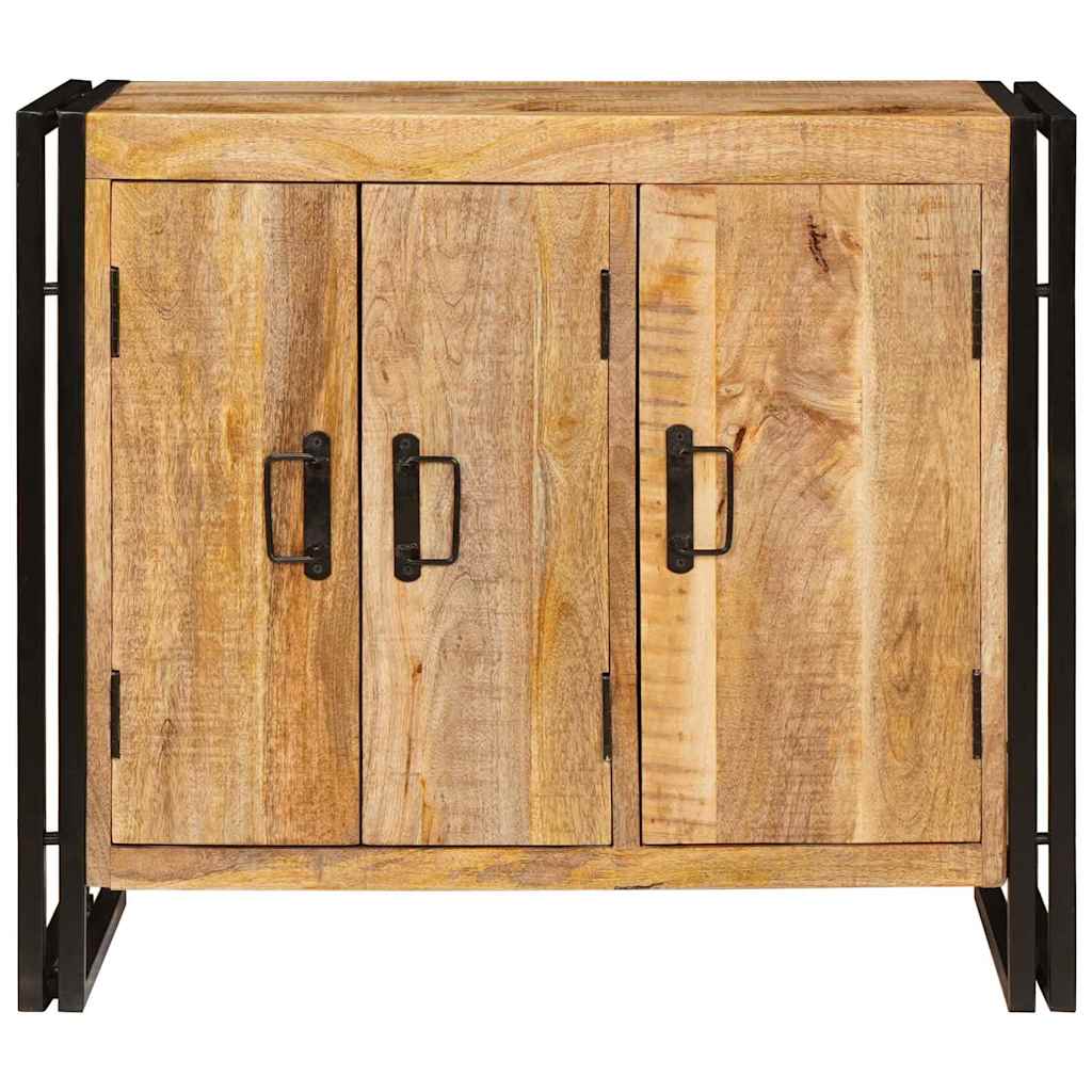 vidaXL Πλαϊνό γραφείο Καφέ 80 x 33 x 70 εκ. Μασίφ ξύλο μάνγκο