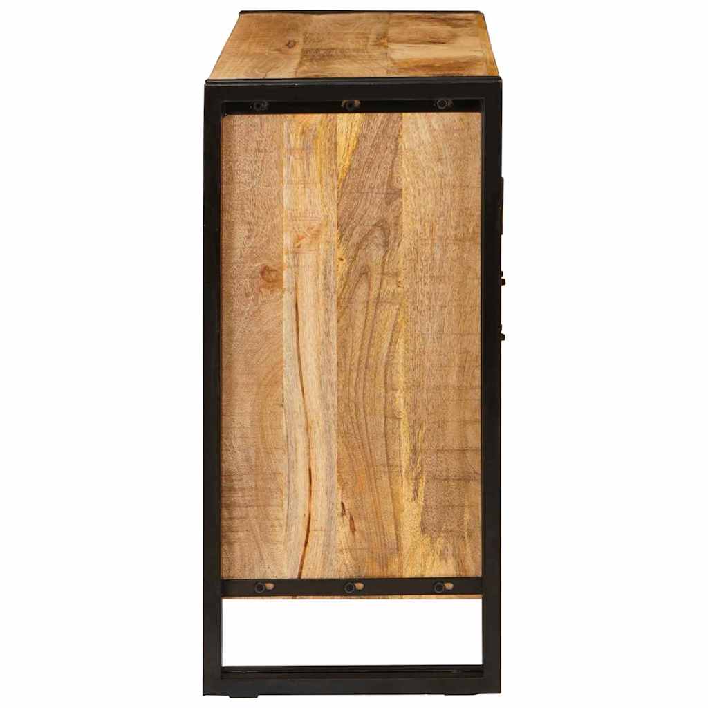 vidaXL Πλαϊνό γραφείο Καφέ 80 x 33 x 70 εκ. Μασίφ ξύλο μάνγκο