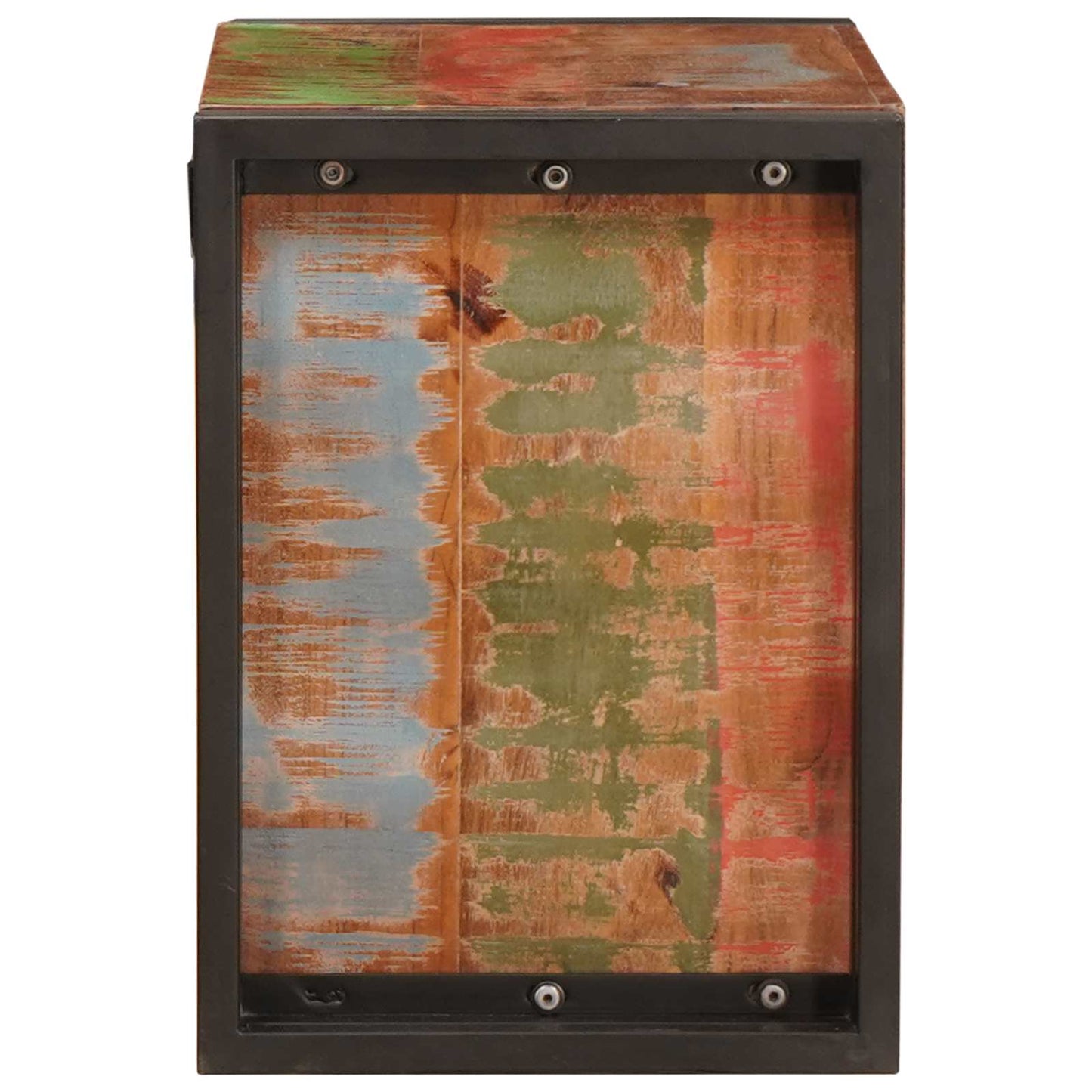 vidaXL Ράφι Κρασιού Καφέ 100 x 45 x 33 εκ Στερεό ανακτημένο ξύλο