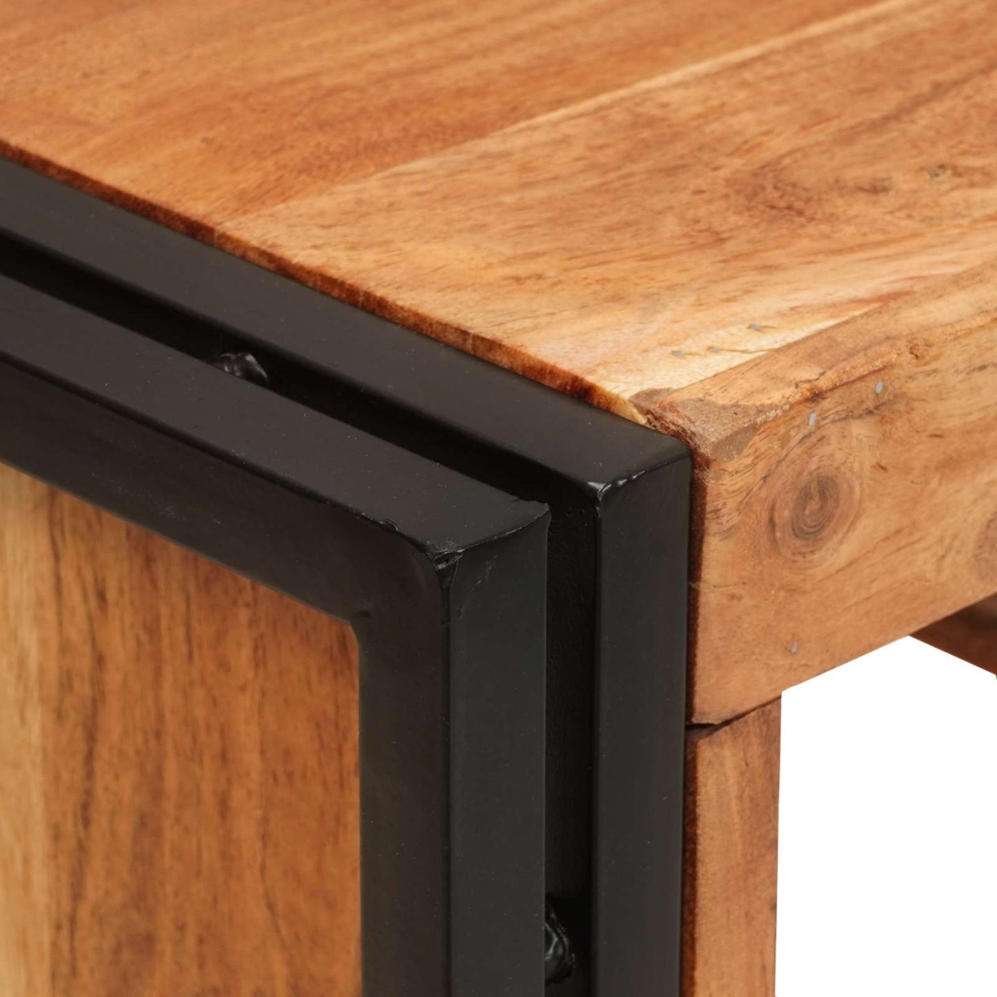 vidaXL Ράφι Κρασιού Καφέ 100 x 45 x 33 εκ Στερεό Ξύλο Ακακίας