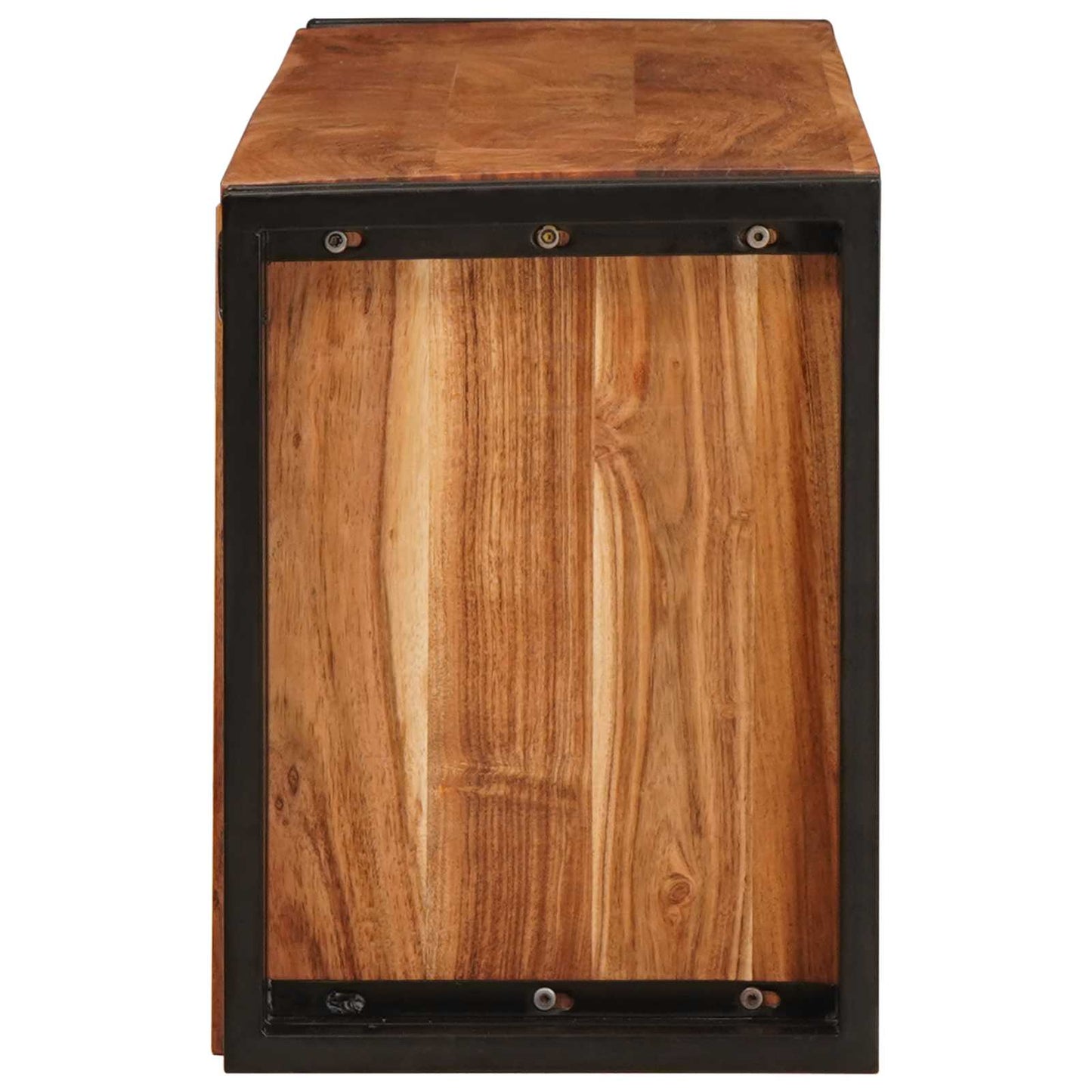 vidaXL Ράφι Κρασιού Καφέ 100 x 45 x 33 εκ Στερεό Ξύλο Ακακίας