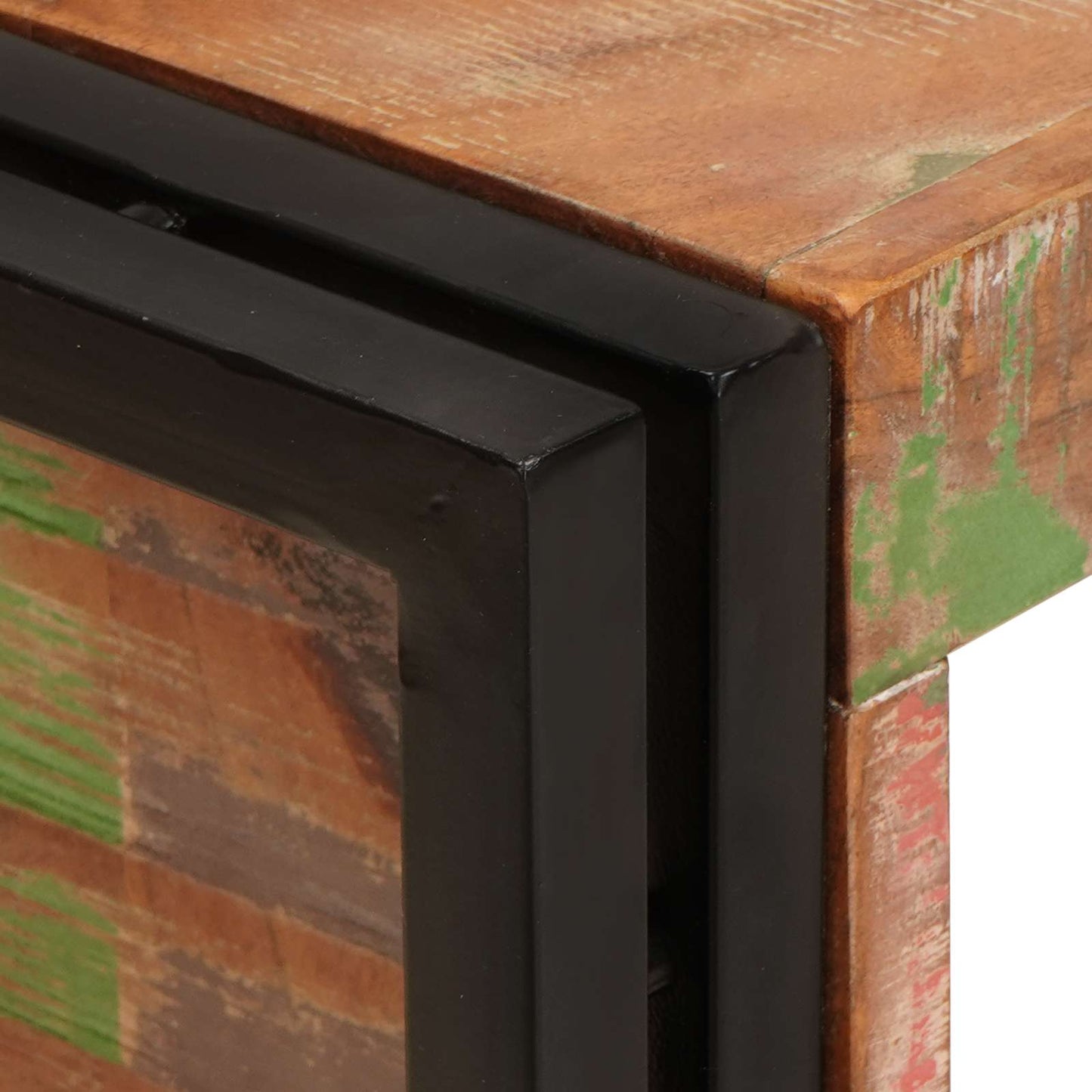 vidaXL Ράφι Κρασιού Καφέ 100 x 45 x 33 εκ Στερεό ανακτημένο ξύλο