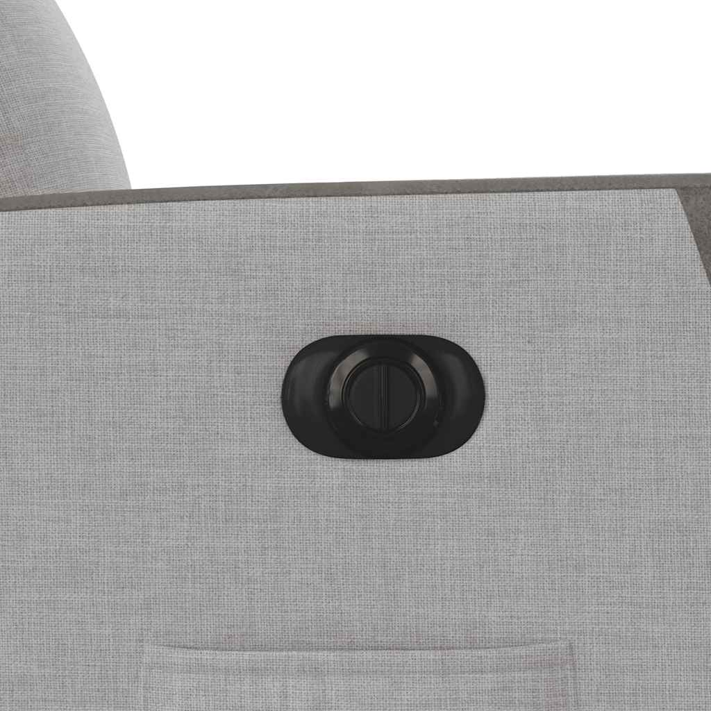 vidaXL Ηλεκτρική Ανακλινόμενη Καρέκλα Σύννεφο Γκρι Ύφασμα