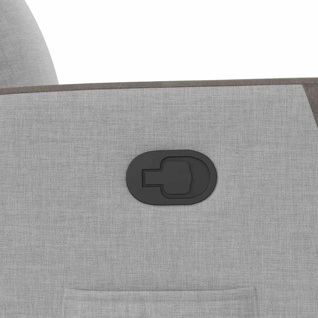 vidaXL Μόνιμη καρέκλα ανάκλισης Ύφασμα Γκρι σύννεφο