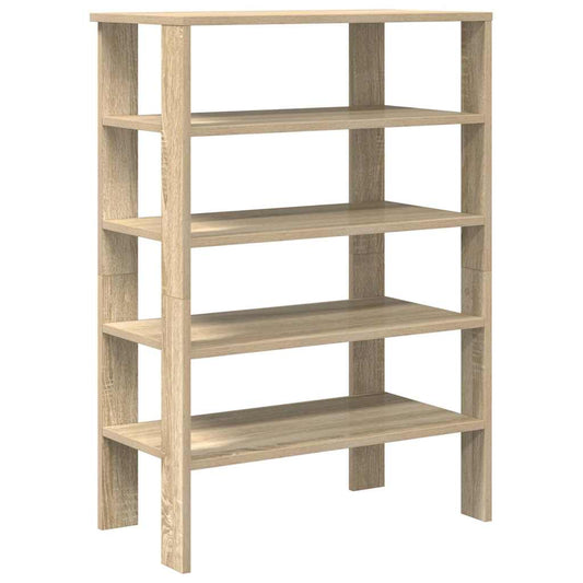 Ράφι παπουτσιών vidaXL Sonoma Oak 61x32x87,5 cm Κατασκευασμένο ξύλο