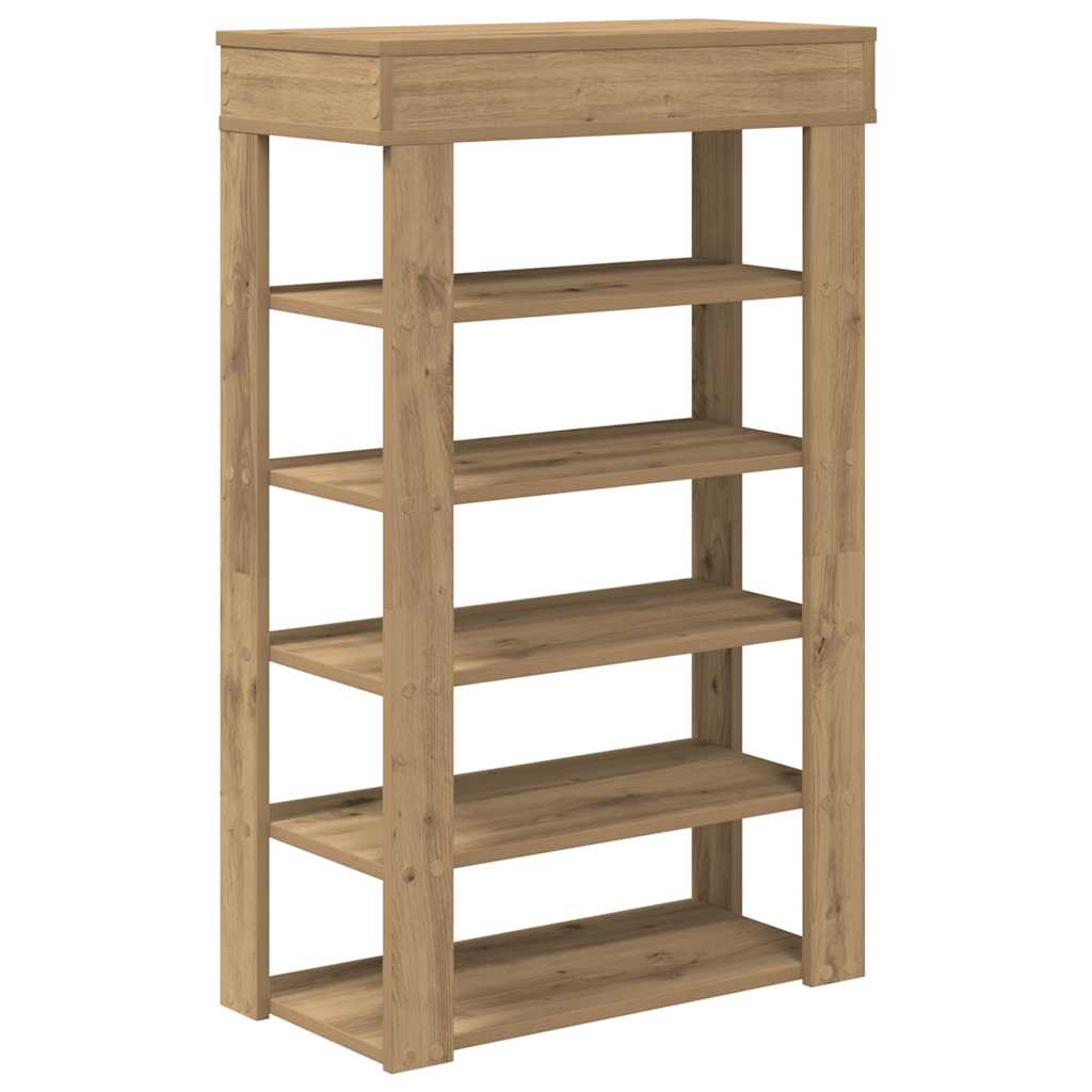 Ράφι παπουτσιών vidaXL Artisan Oak 60x30x98 cm Κατασκευασμένο ξύλο