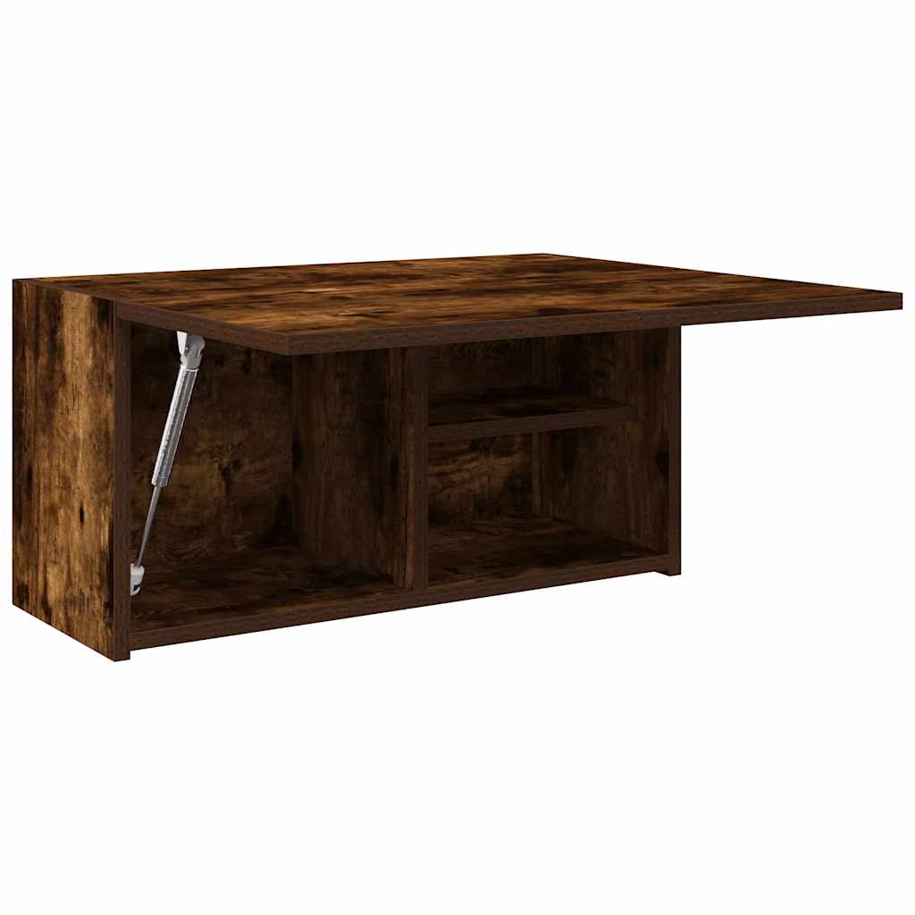 vidaXL ντουλάπι τοίχου μπάνιου καπνιστή δρυς κατασκευασμένο ξύλο