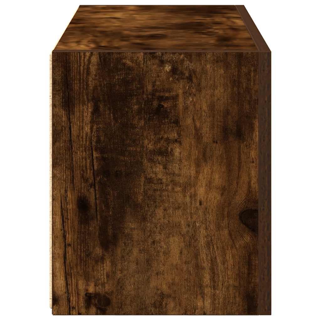 vidaXL ντουλάπι τοίχου μπάνιου καπνιστή δρυς κατασκευασμένο ξύλο