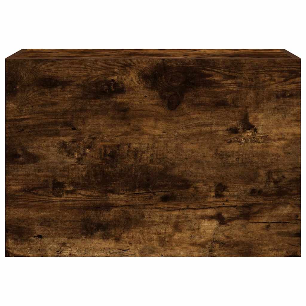 vidaXL ντουλάπι τοίχου μπάνιου καπνιστή δρυς κατασκευασμένο ξύλο