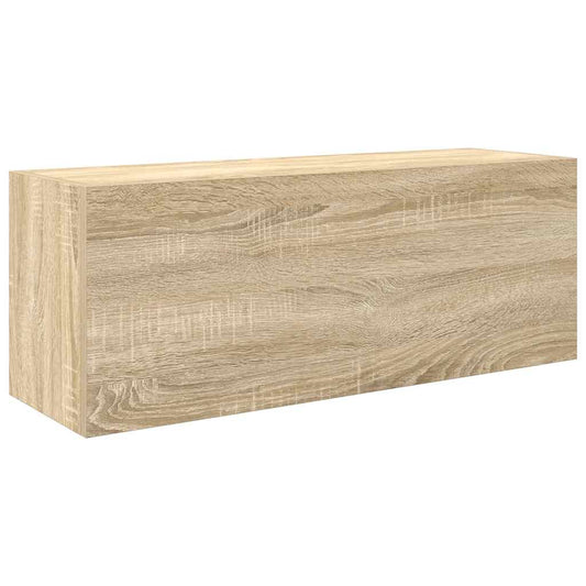 vidaXL Ντουλάπι τοίχου μπάνιου Sonoma Oak Κατασκευασμένο ξύλο