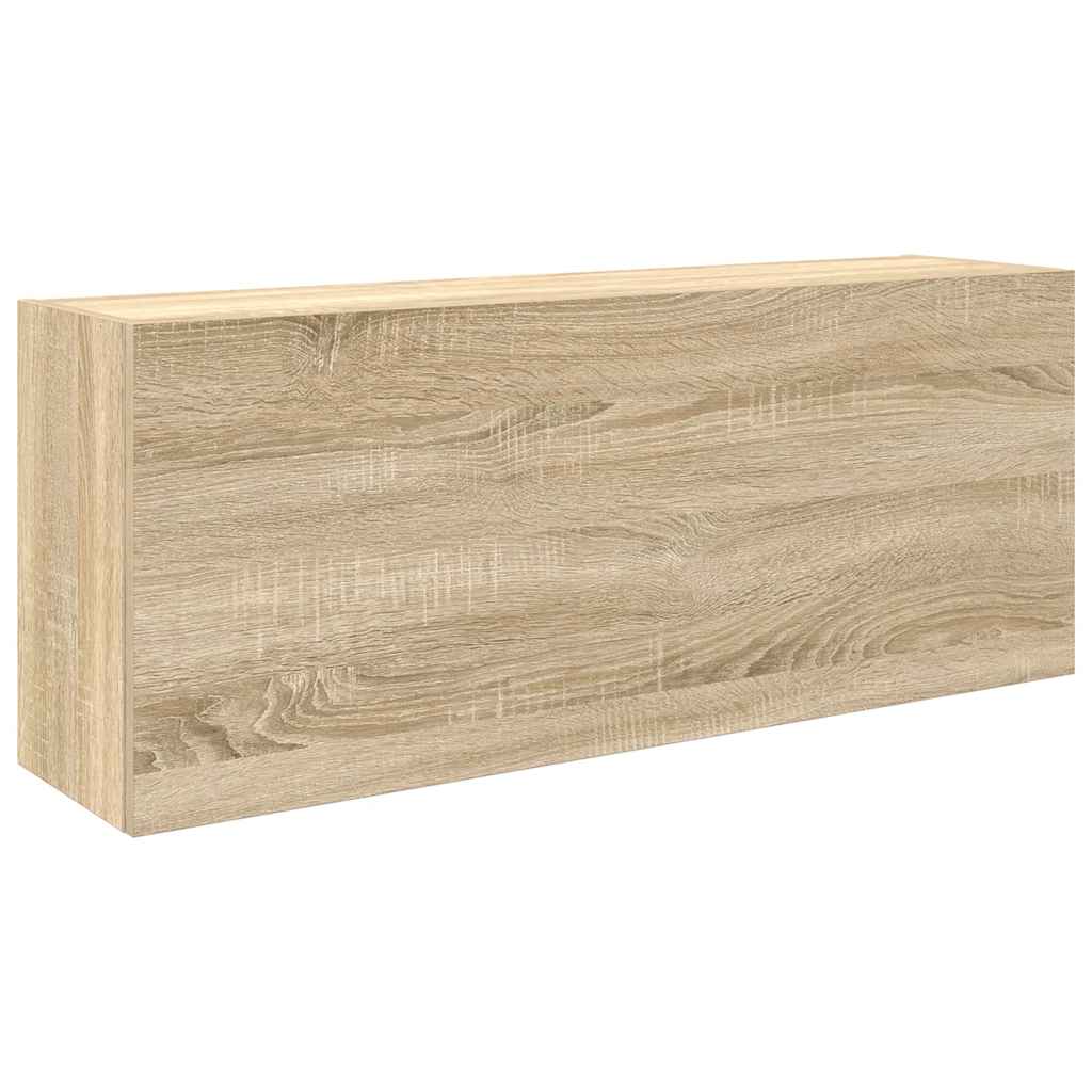 vidaXL Ντουλάπι τοίχου μπάνιου Sonoma Oak 100x25x40 cm