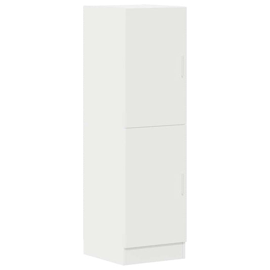 vidaXL Στήλη Κουζίνας Λευκή 38x41,5x131,5 εκ. από Επεξεργασμένο Ξύλο