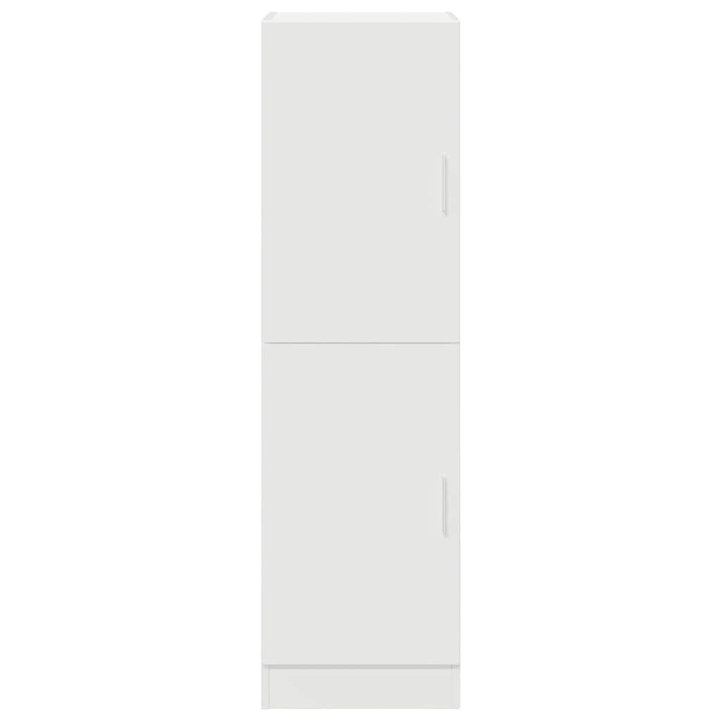 vidaXL Στήλη Κουζίνας Λευκή 38x41,5x131,5 εκ. από Επεξεργασμένο Ξύλο