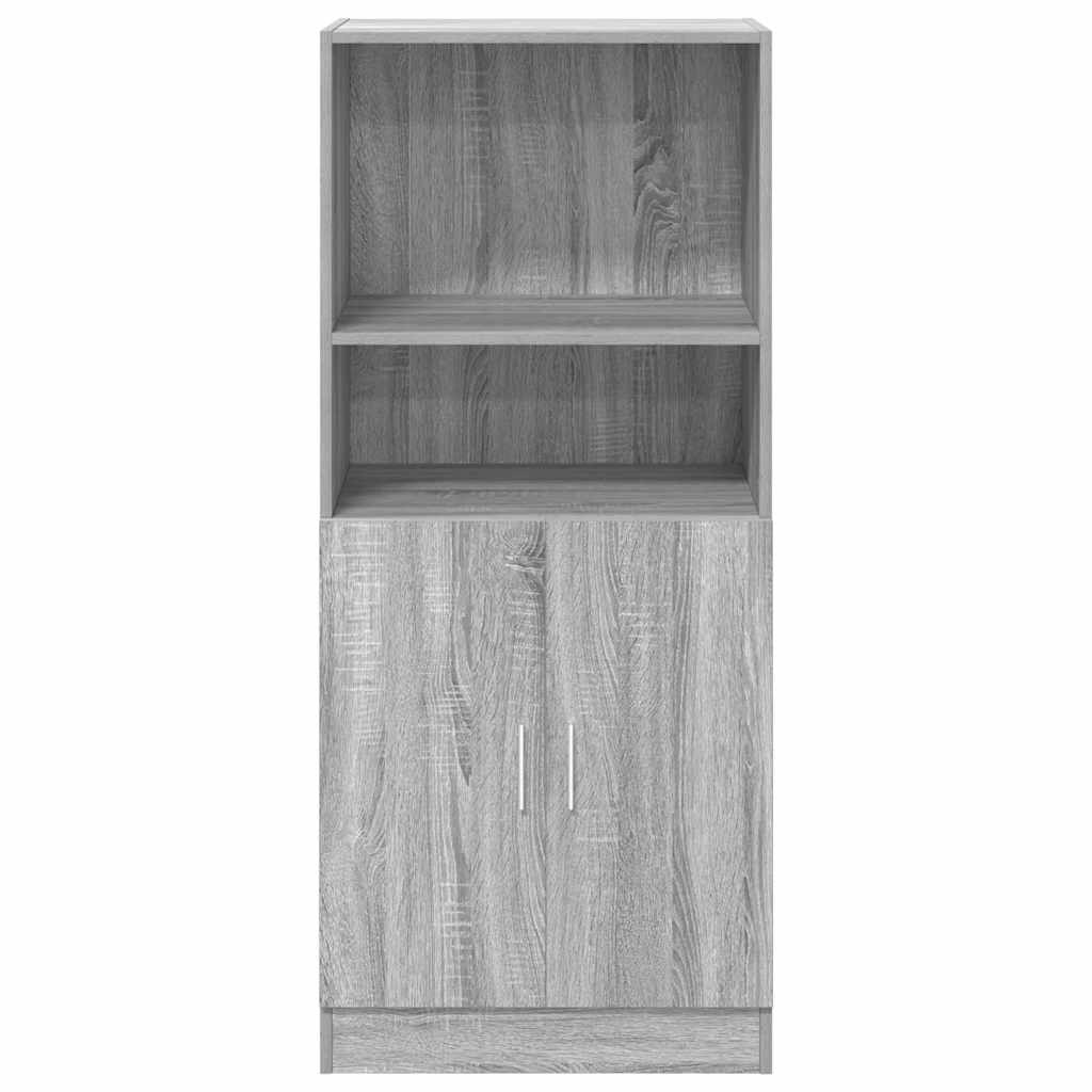 vidaXL Ντουλάπι Κουζίνας Γκρι sonoma 57x41,5x131,5 εκ. Επεξεργ. Ξύλο