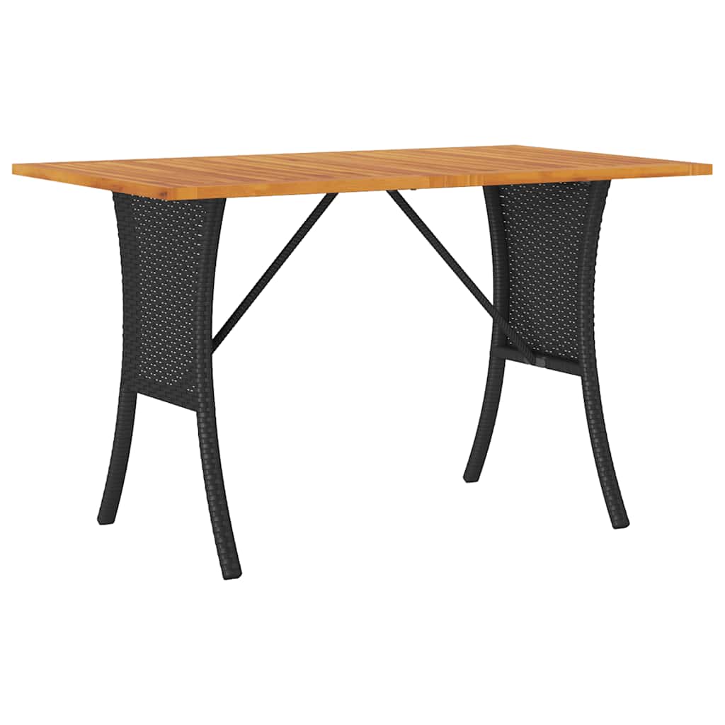 vidaXL Καναπές Κήπου Τριθέσιος με Τραπέζι/Μαξιλάρια Συνθετικό Ρατάν