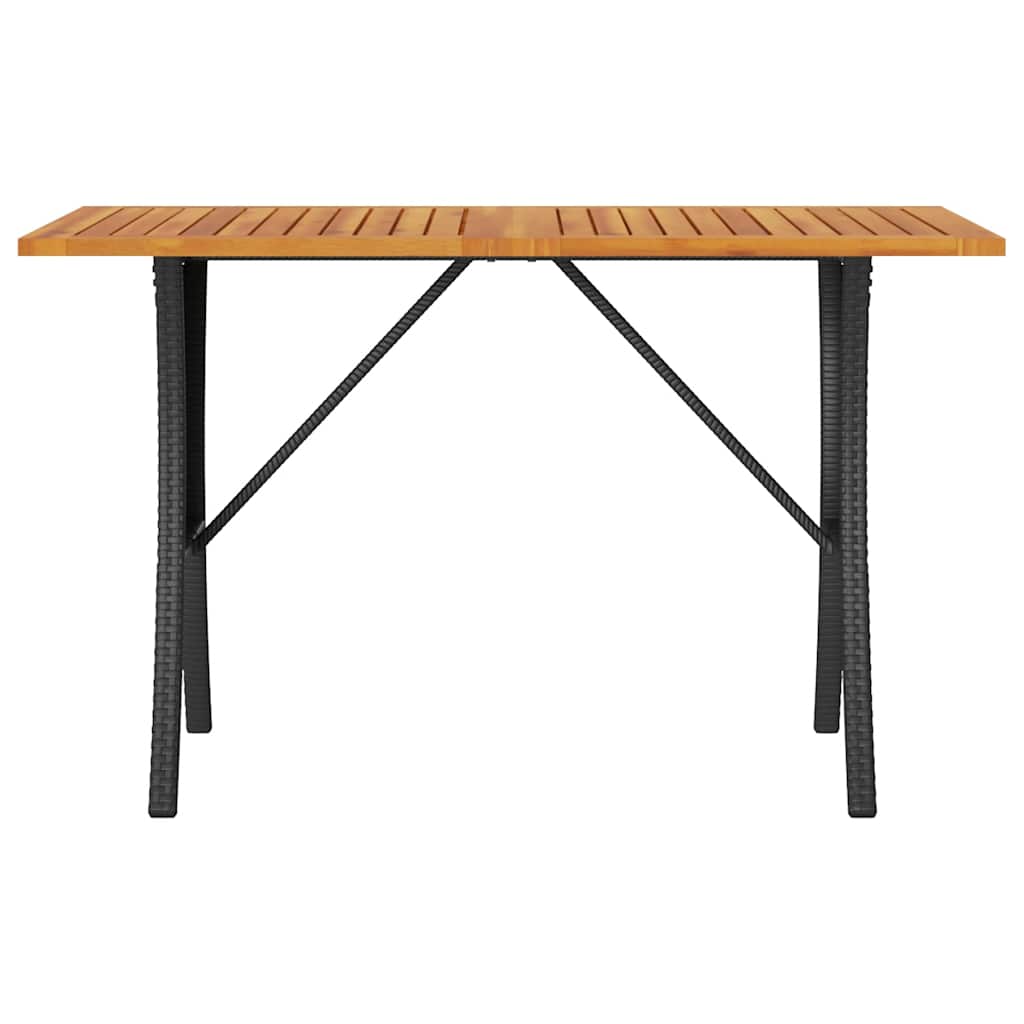 vidaXL Καναπές Κήπου Τριθέσιος με Τραπέζι/Μαξιλάρια Συνθετικό Ρατάν