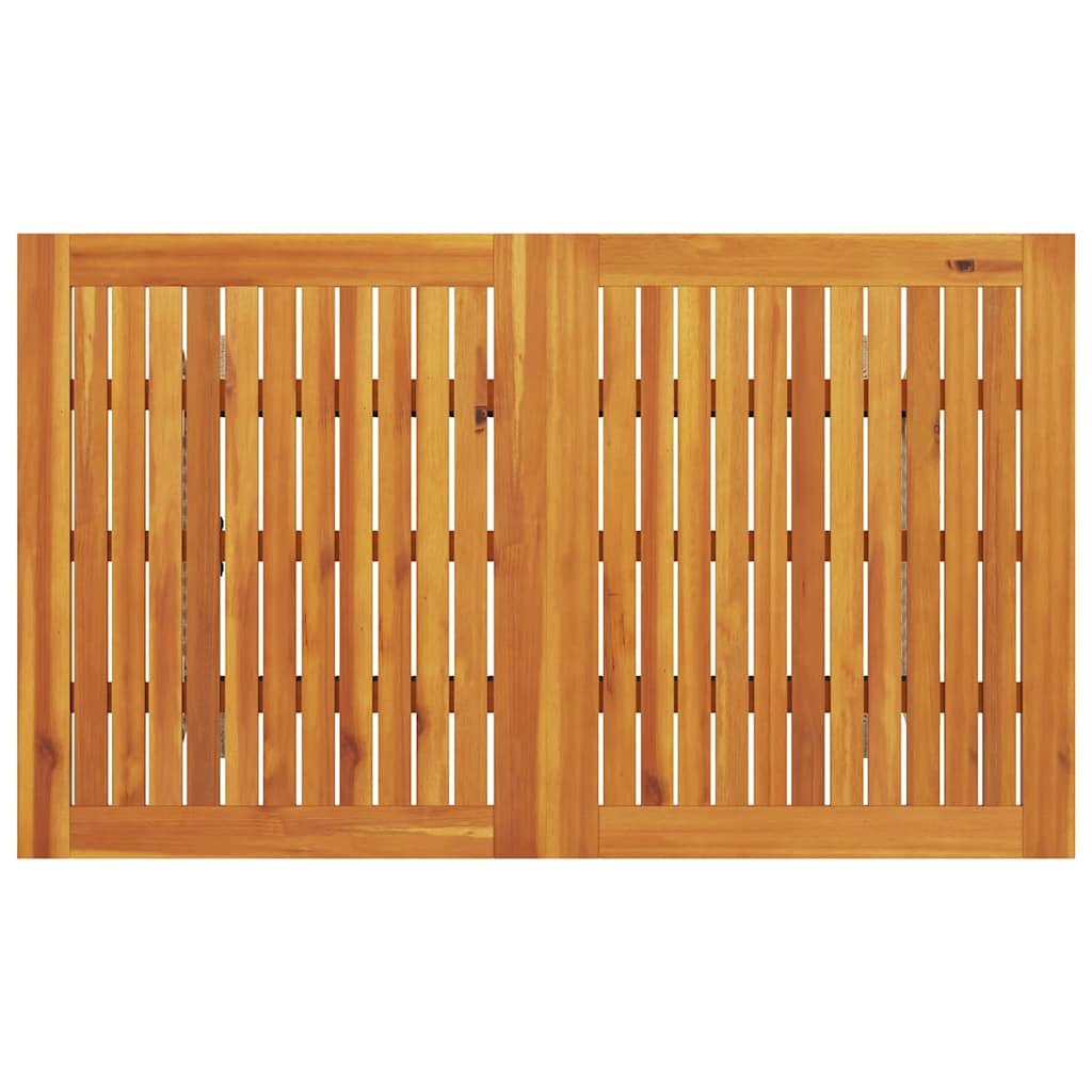 vidaXL Καναπές Κήπου Τριθέσιος Αν.Γκρι Συνθ. Ρατάν Τραπέζι/Μαξιλάρια