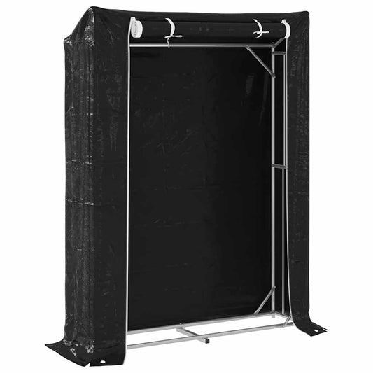 vidaxL Ράφι για καυσόξυλα με κάλυμμα βροχής 150x40x200 εκ.